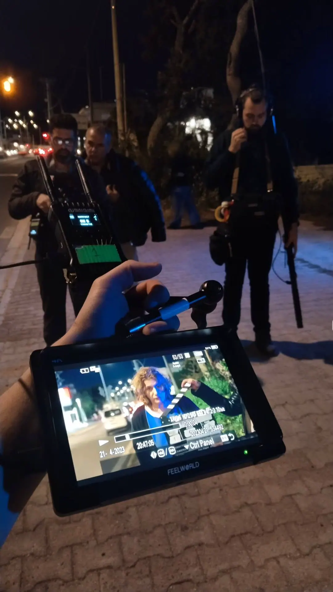 Lefteris Keteoglou behind the scenes