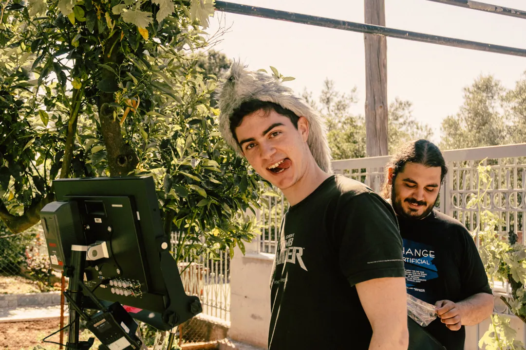 Lefteris Keteoglou behind the scenes
