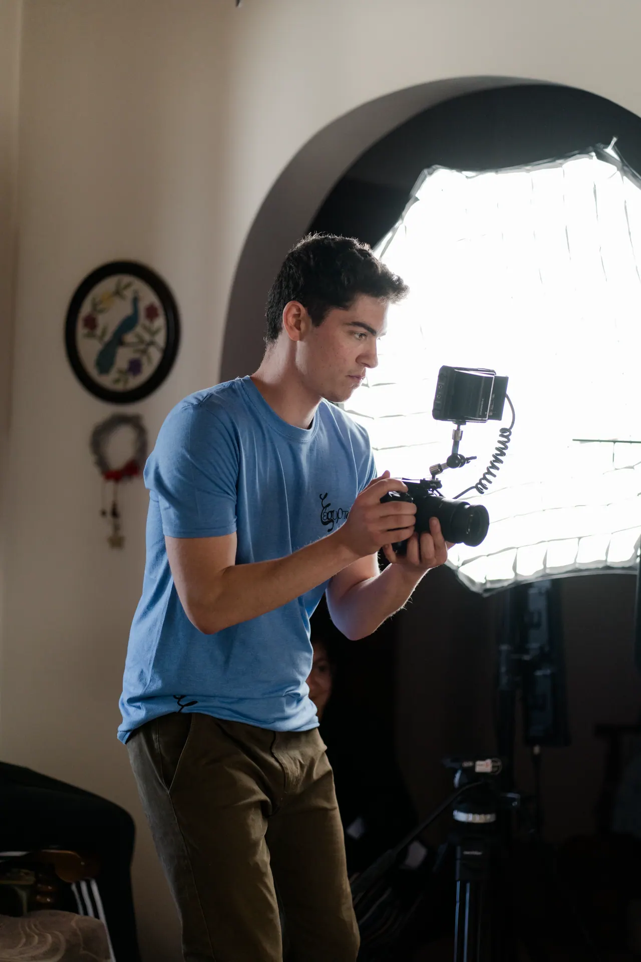 Lefteris Keteoglou behind the scenes